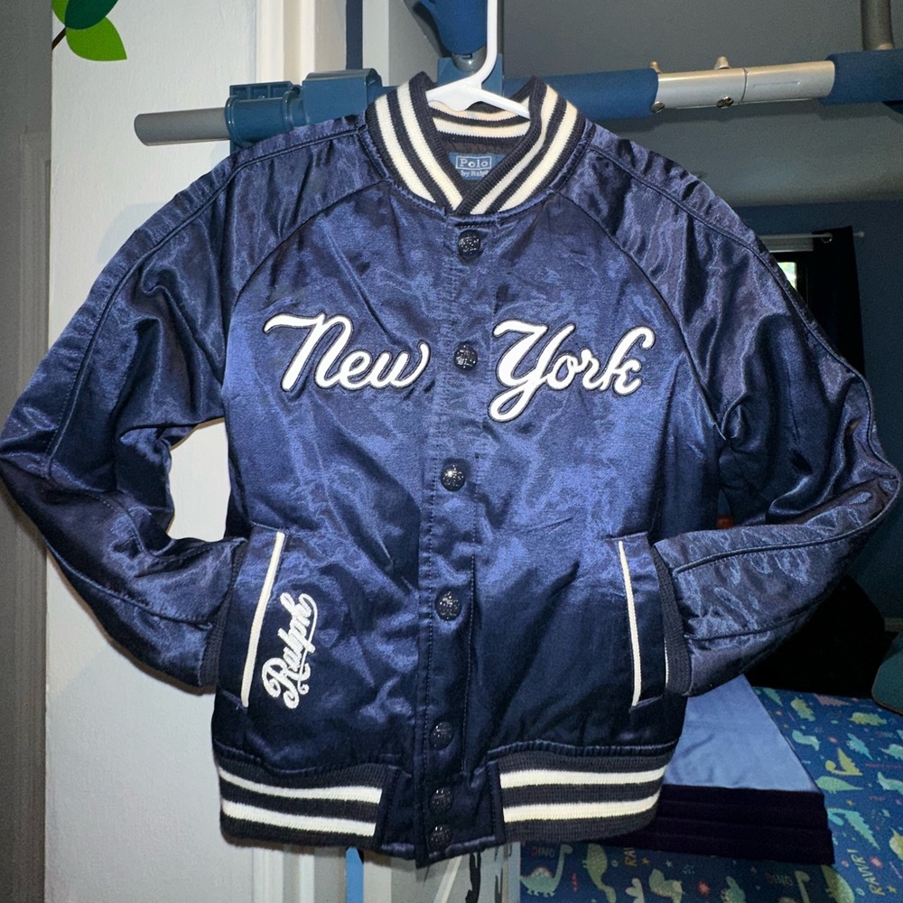 Polo Ralph Lauren Yankees Satin Jacket - worn once